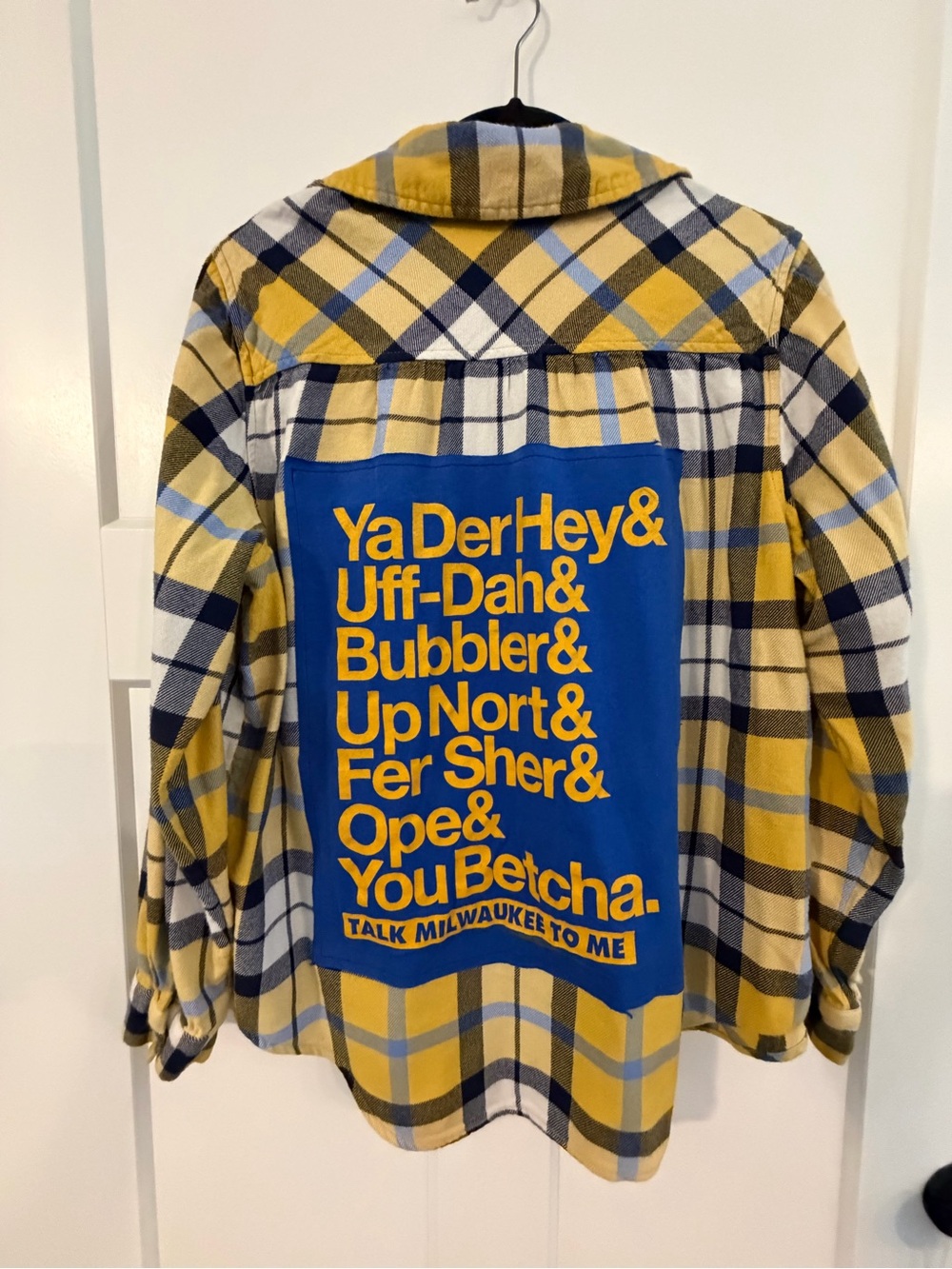 Upcycled Wisconsin Flannel